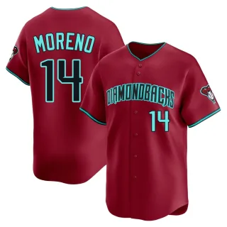 Men's Limited Red Gabriel Moreno Arizona Diamondbacks Alternate Jersey
