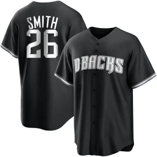 Men's Replica Black/White Pavin Smith Arizona Diamondbacks Jersey