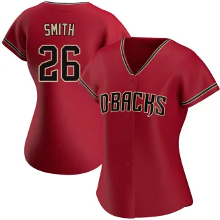 Women's Authentic Red Pavin Smith Arizona Diamondbacks Alternate Jersey