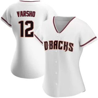 Women's Authentic White Daulton Varsho Arizona Diamondbacks Home Jersey