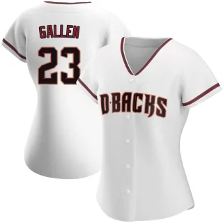 Women's Authentic White Zac Gallen Arizona Diamondbacks Home Jersey