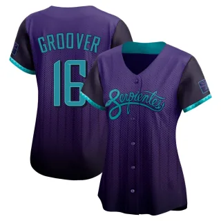 Women's Limited Purple LuJames Groover Arizona Diamondbacks 2025 City Connect Jersey