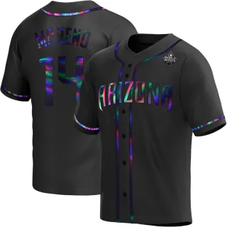 Youth Replica Black Holographic Gabriel Moreno Arizona Diamondbacks Alternate 2023 World Series Jersey